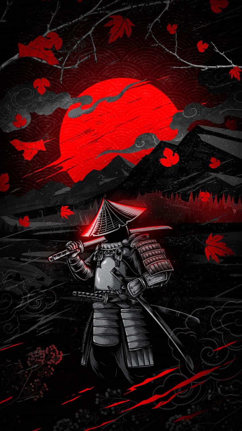 Samurai Japanease iPhone Wallpaper HD