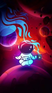 Space Coffee iPhone Wallpaper HD