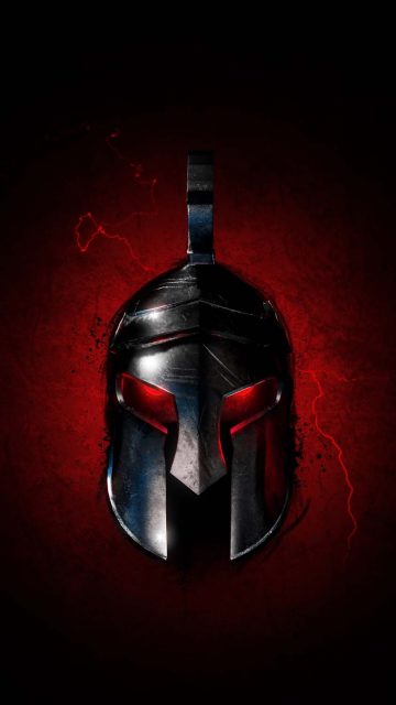 Sparta Helmet iPhone Wallpaper HD