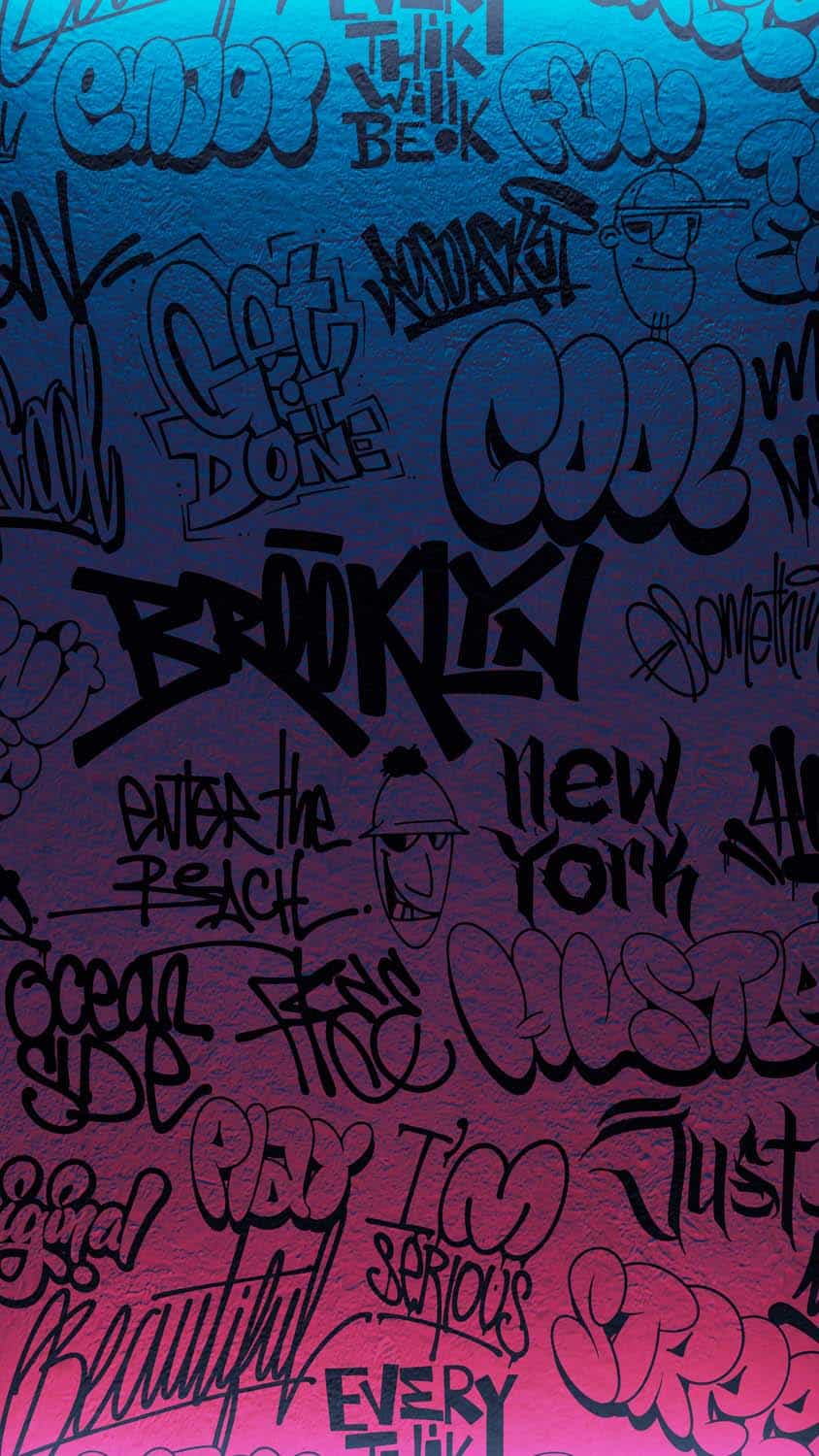 Street Text Art iPhone Wallpaper HD
