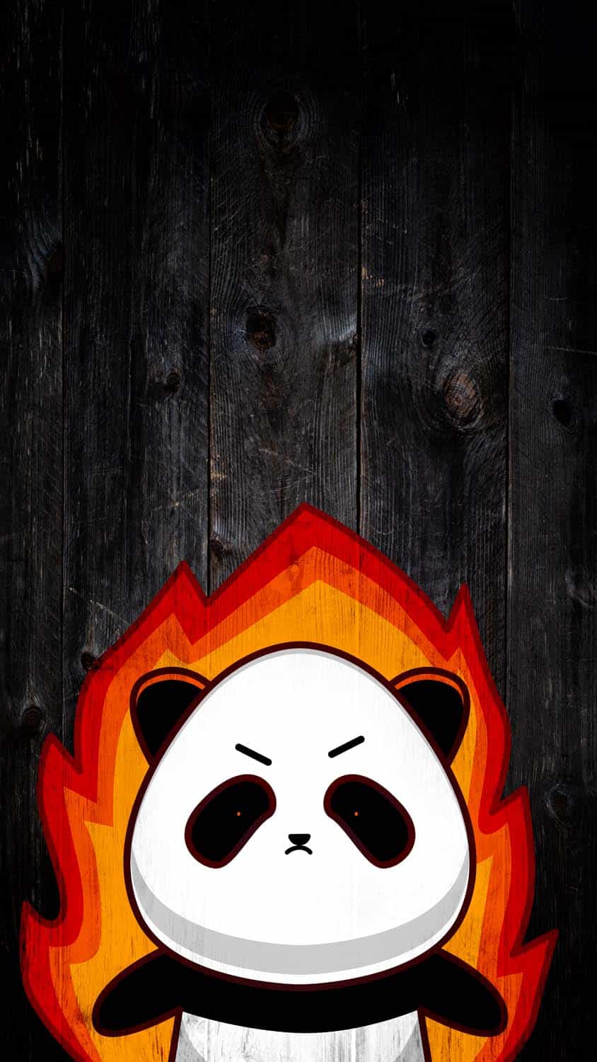 Superpower Panda iPhone Wallpaper HD