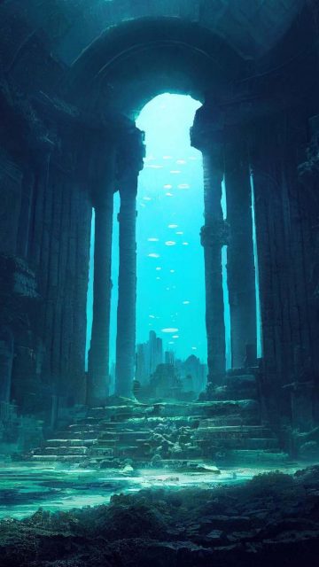 Underwater Auditorium iPhone Wallpaper HD