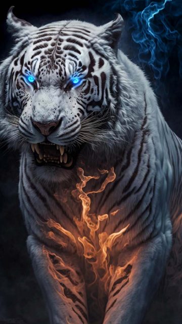 White Tiger iPhone Wallpaper HD