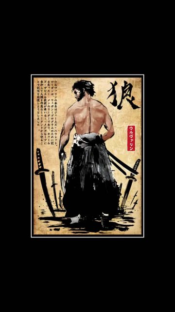 Wolverine Ronin iPhone Wallpaper HD