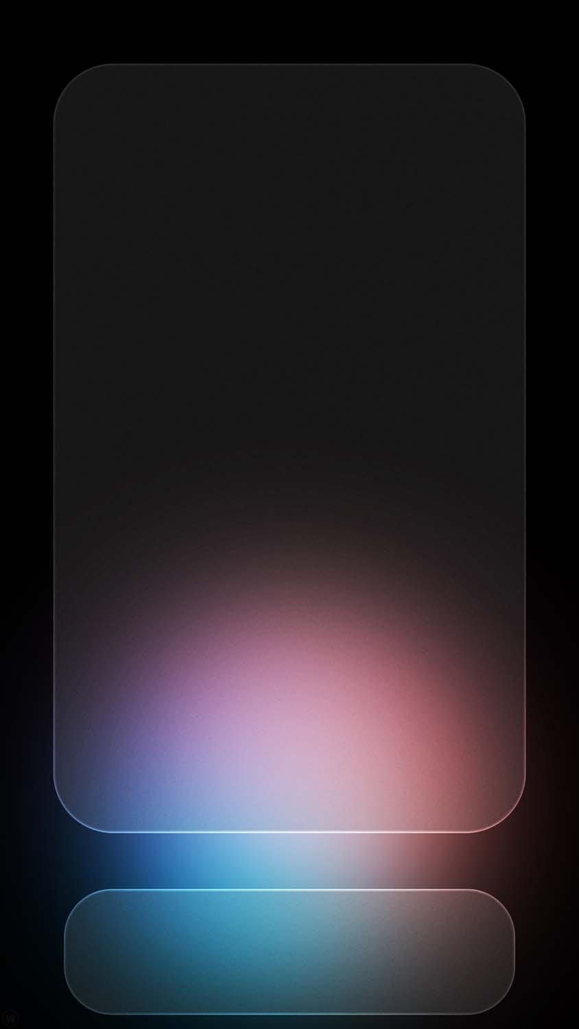 iOS App Dock Minimal Gradient iPhone Wallpaper HD