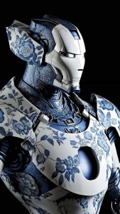 iron man Porcelain Suit iPhone Wallpaper HD
