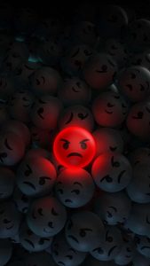 Angry Feeling iPhone Wallpaper HD