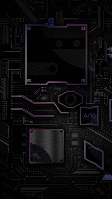 Apple Motherboard A16 iPhone Wallpaper HD