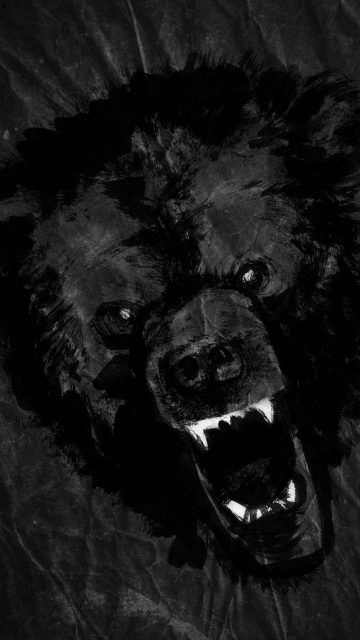Beast Bear iPhone Wallpaper HD