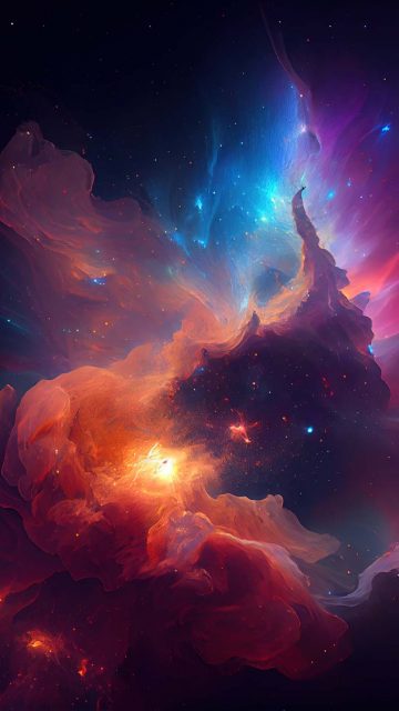 Cosmic Space iPhone Wallpaper HD