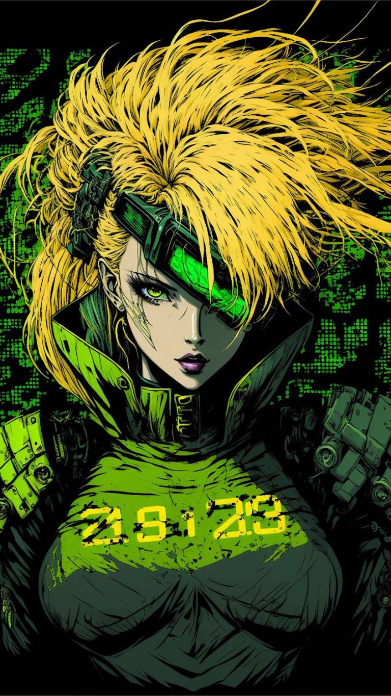 Cyberpunk Anime Girl Iphone Wallpaper Hd Iphone Wallpapers 