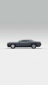 Dodge Challenger Minimal iPhone Wallpaper HD