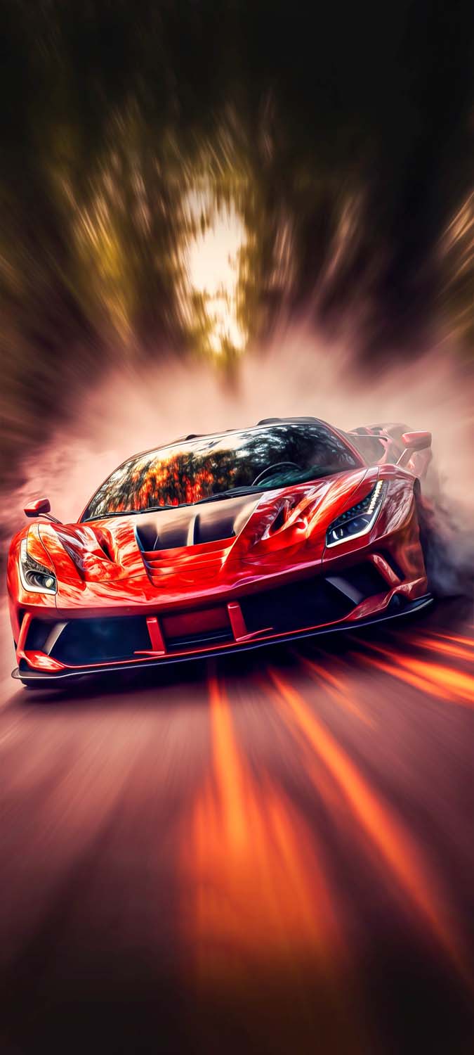 Ferrari Speed iPhone Wallpaper HD