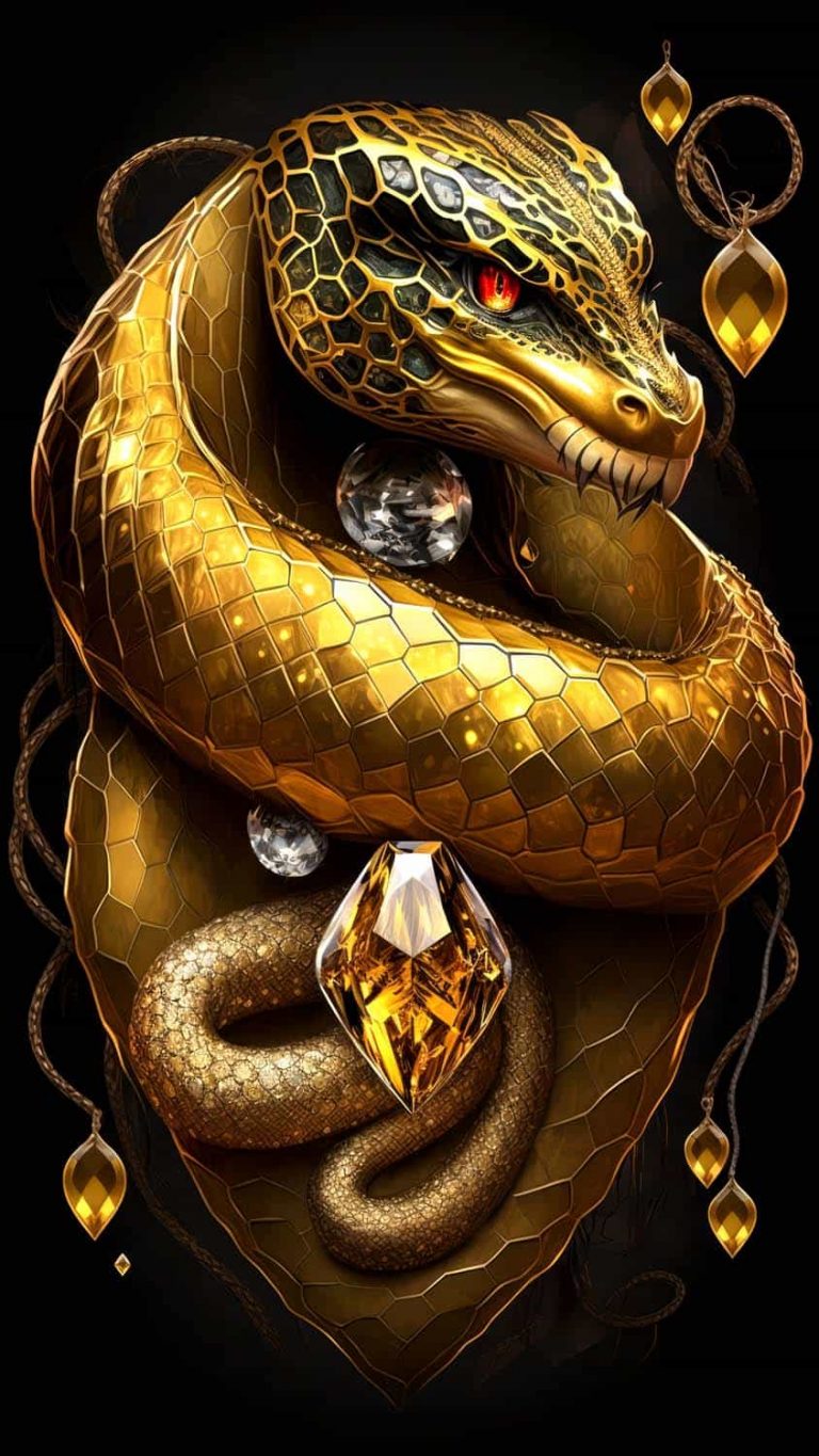 Golden Snake iPhone Wallpaper HD iPhone Wallpapers