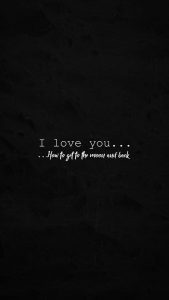 I Love You But iPhone Wallpaper HD