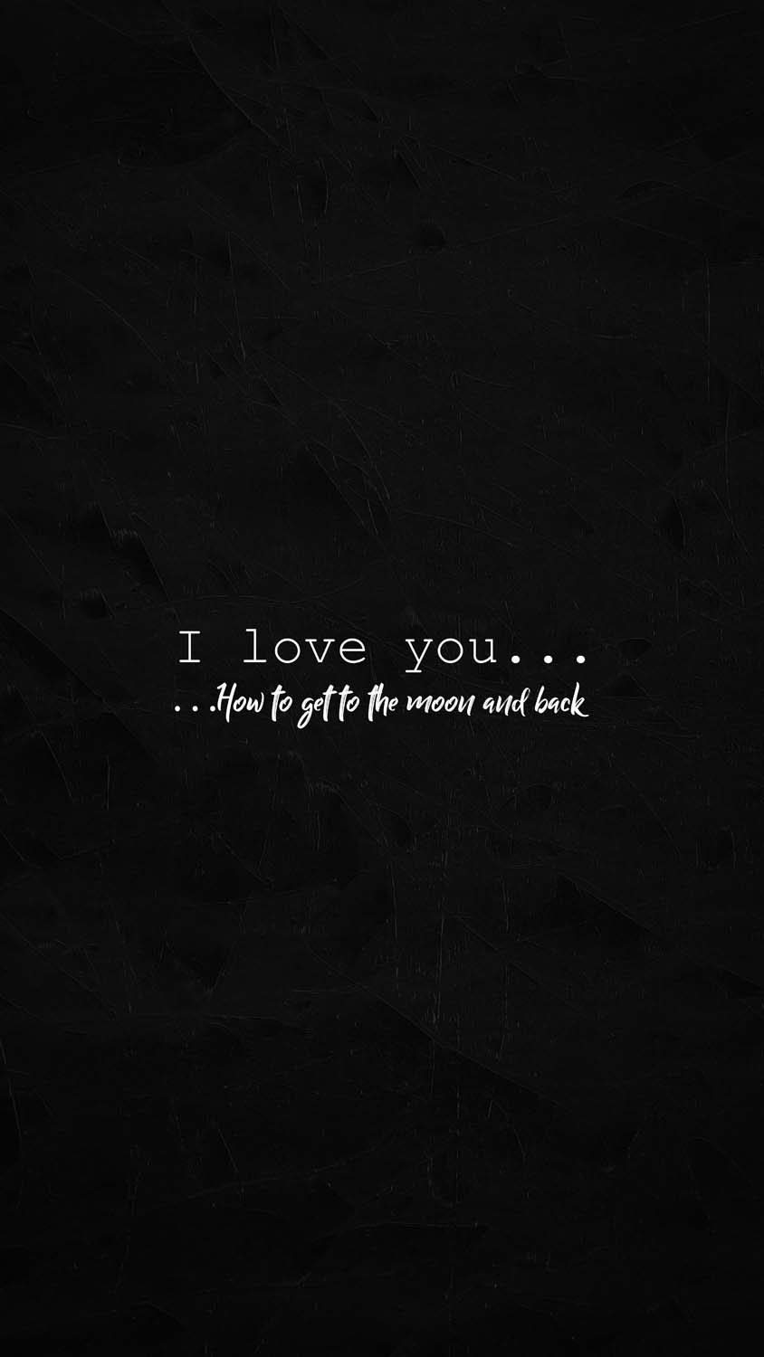 I Love You But iPhone Wallpaper HD