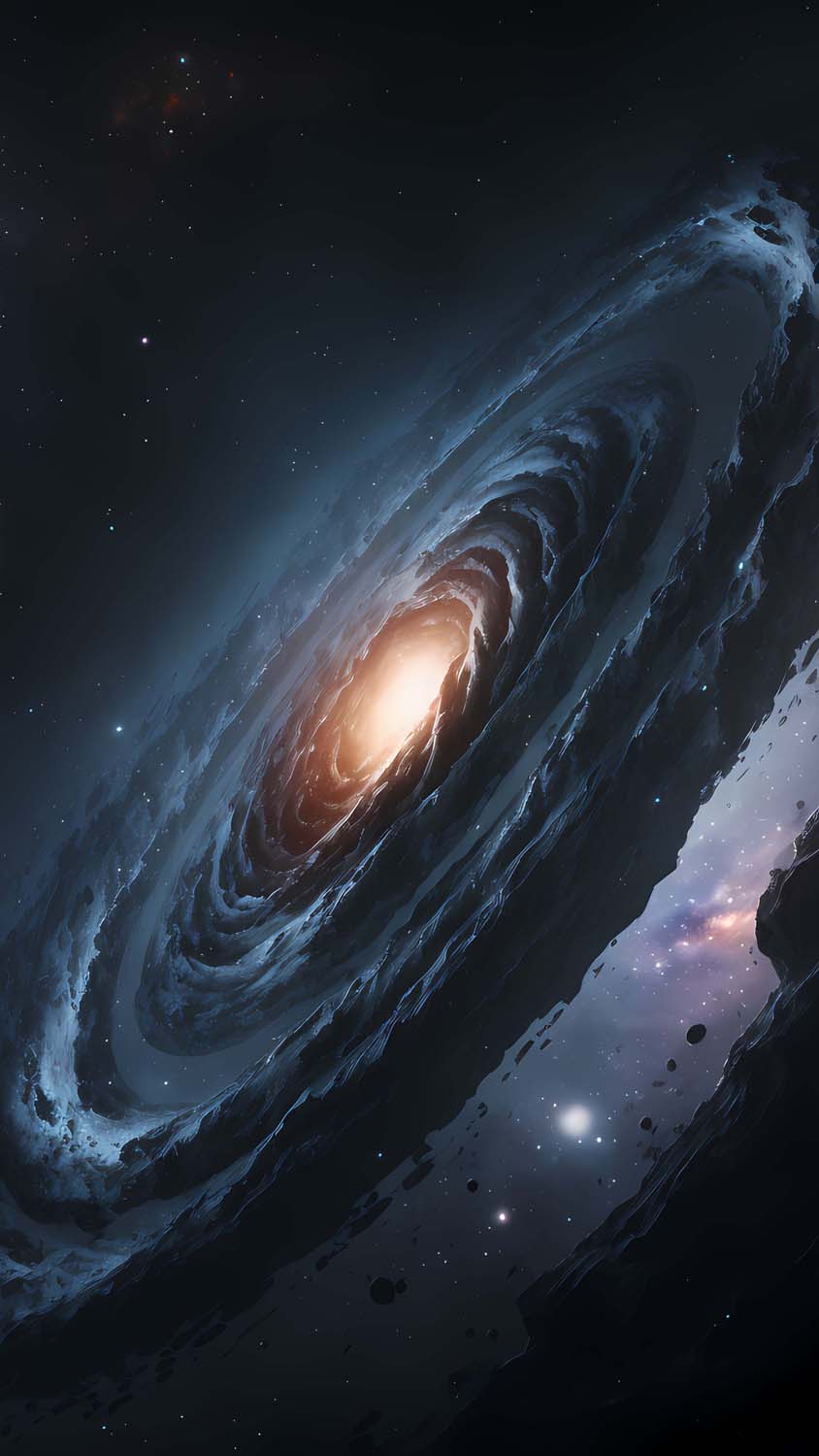 Milky Way AI Art iPhone Wallpaper HD