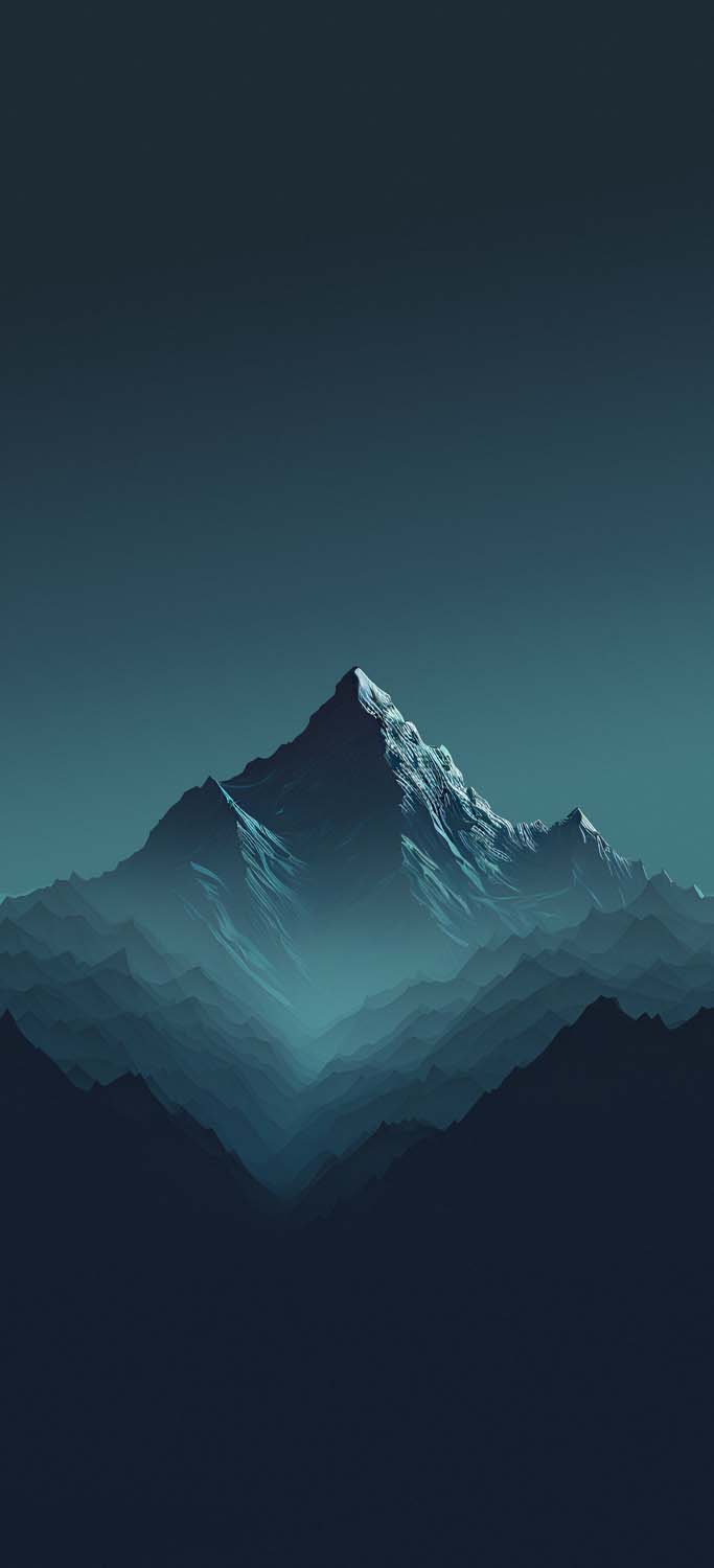 Minimalistic Mountain iPhone Wallpaper HD