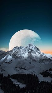 Moon Zoom iPhone Wallpaper HD