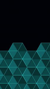 OLED Black Triangle Patterns Geomatric iPhone Wallpaper HD