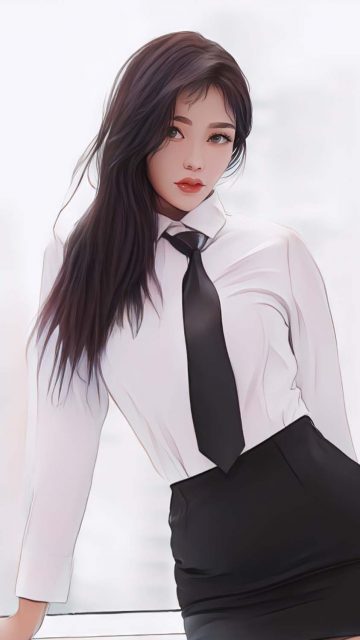 Office Women iPhone Wallpaper HD