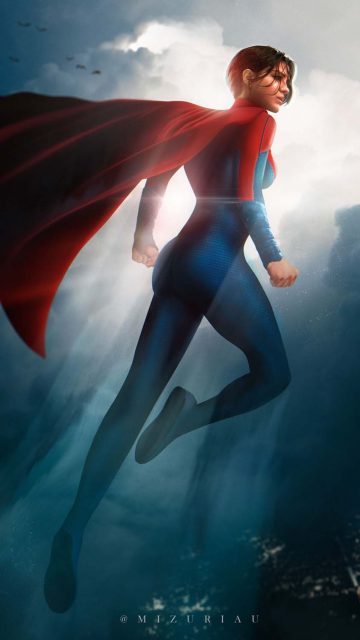 Sasha Calle as Supergirl iPhone Wallpaper HD