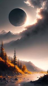 Super Eclipse iPhone Wallpaper HD