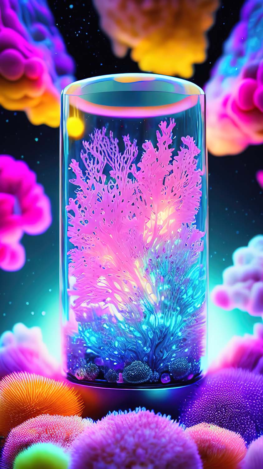 Underwater Glass iPhone Wallpaper HD