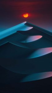 Walking on Dunes iPhone Wallpaper HD