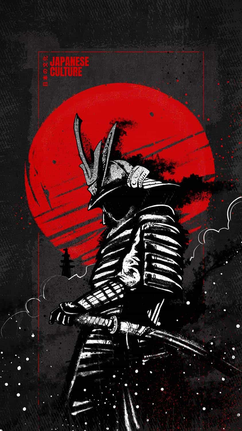 Warrior Samurai iPhone Wallpaper HD 1