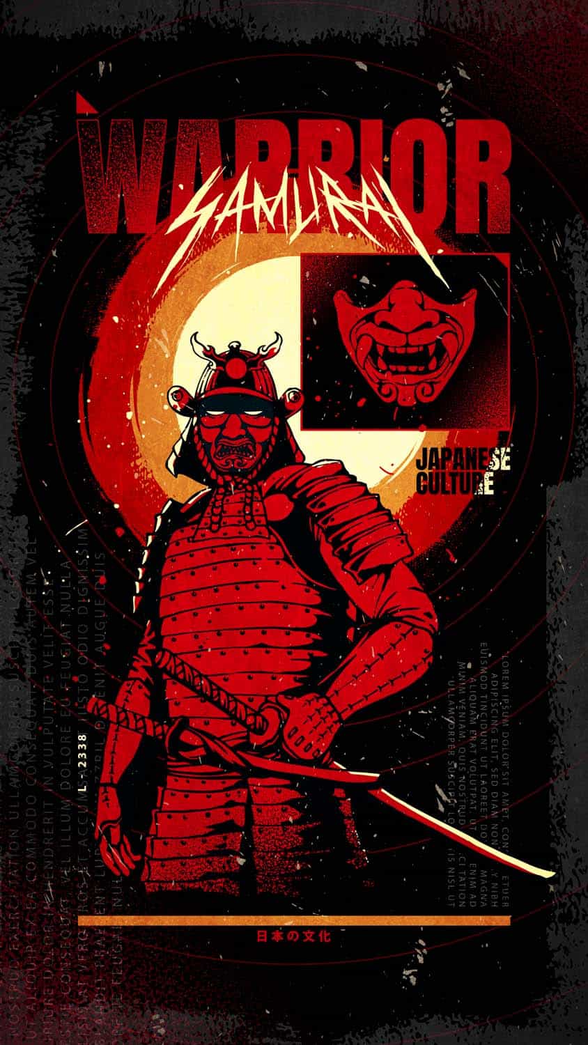 Warrior Samurai iPhone Wallpaper HD