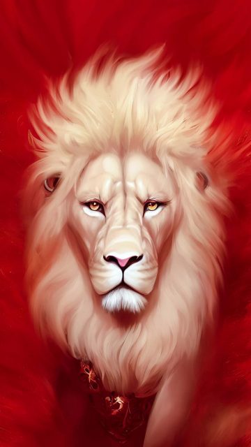 White Lion iPhone Wallpaper HD