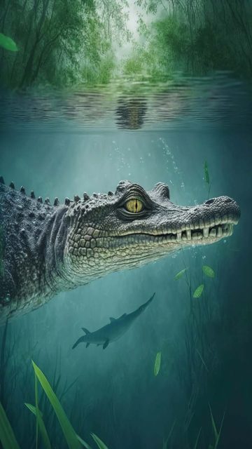 Alligator iPhone Wallpaper HD