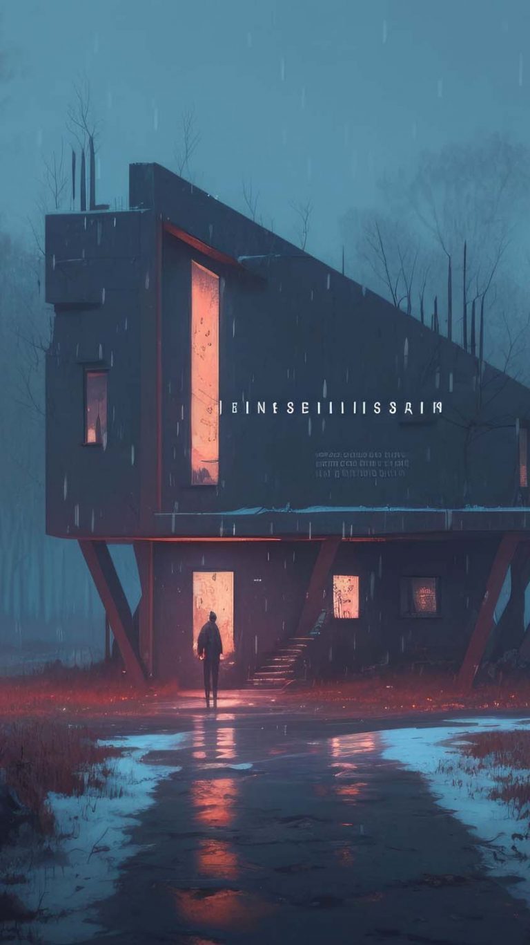 Concrete Block House iPhone Wallpaper HD - iPhone Wallpapers