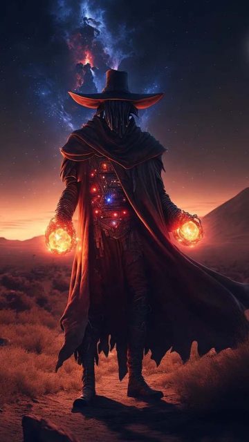 Crimson Wizard iPhone Wallpaper HD