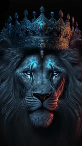 Crown King Lion iPhone Wallpaper HD