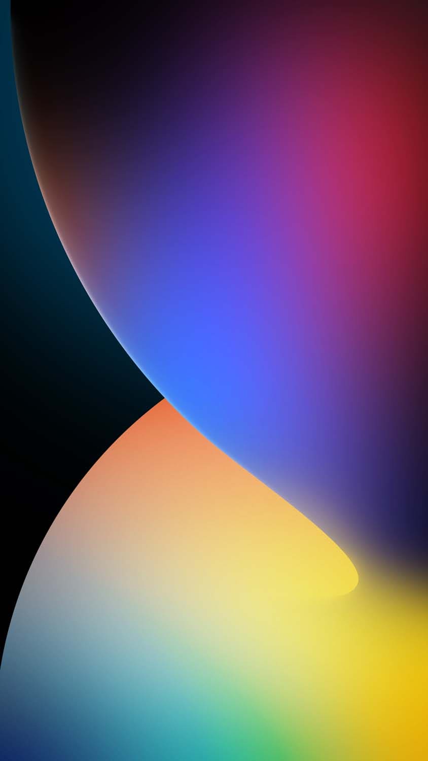 Gradient Bubble iPhone Wallpaper HD
