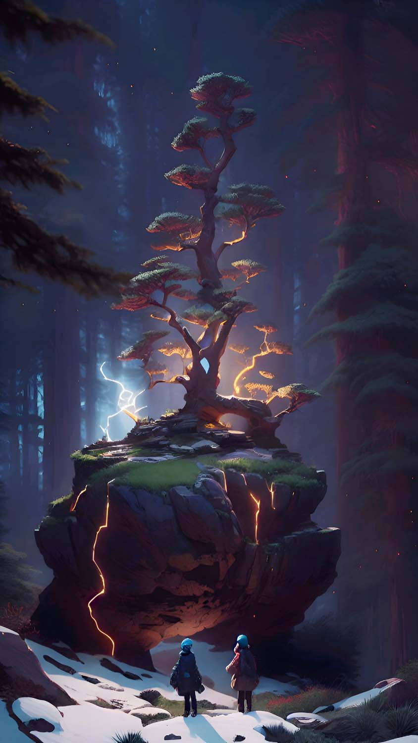 Heart of Forest iPhone Wallpaper HD