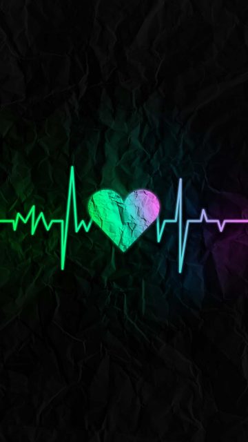 Heartbeat iPhone Wallpaper HD