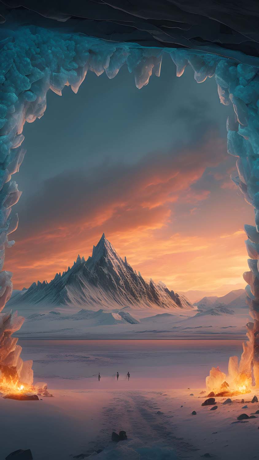 Ice Cave iPhone Wallpaper HD