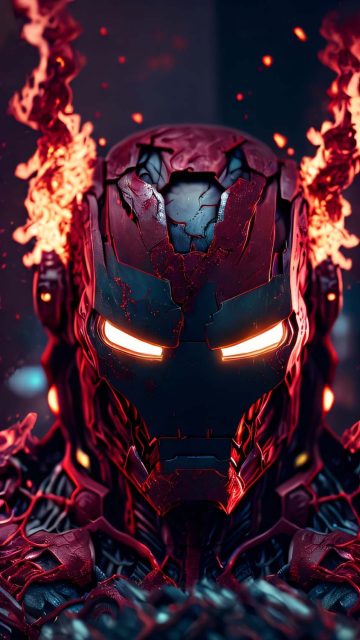 Iron Man Broken Armor iPhone Wallpaper HD