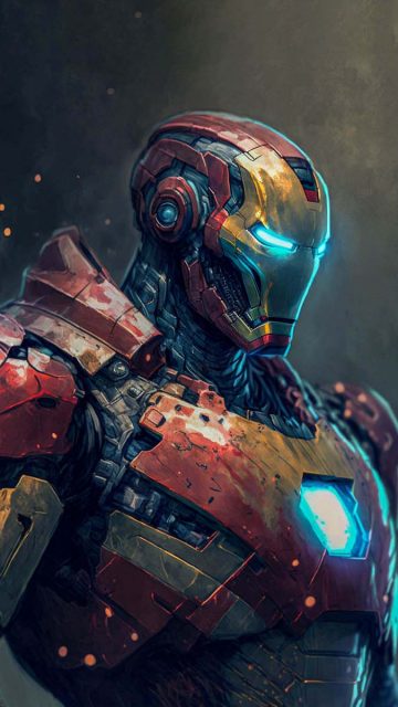 Iron Man Heavy Armor iPhone Wallpaper HD