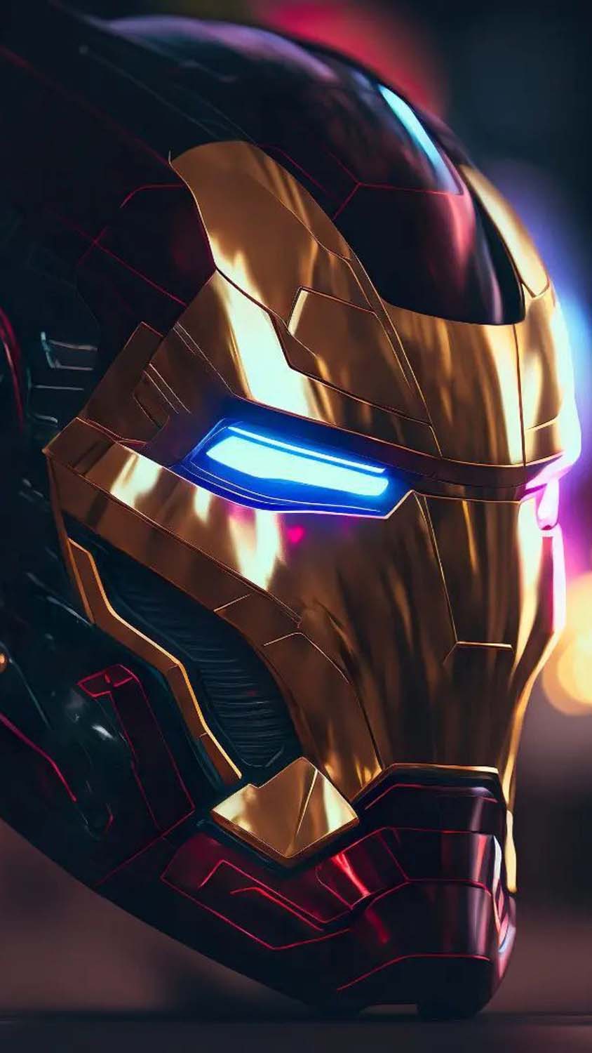 Iron Man Helmet iPhone Wallpaper HD