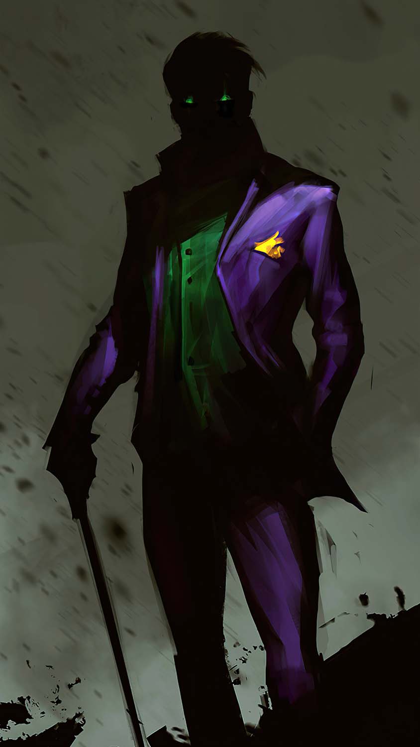 Joker Arkham iPhone Wallpaper HD