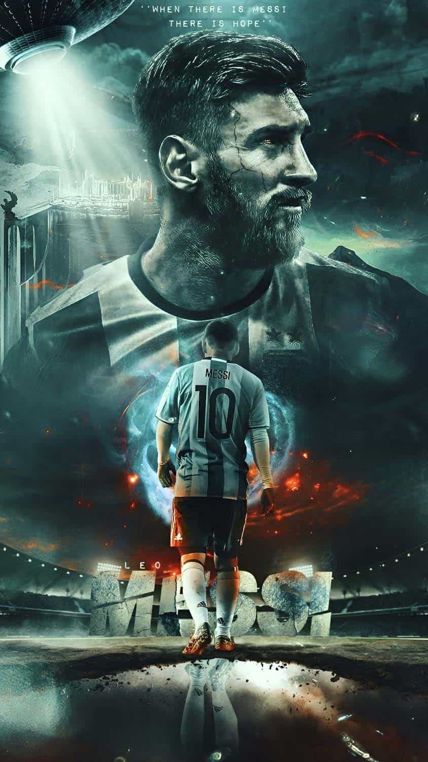 Leo Messi iPhone Wallpaper HD