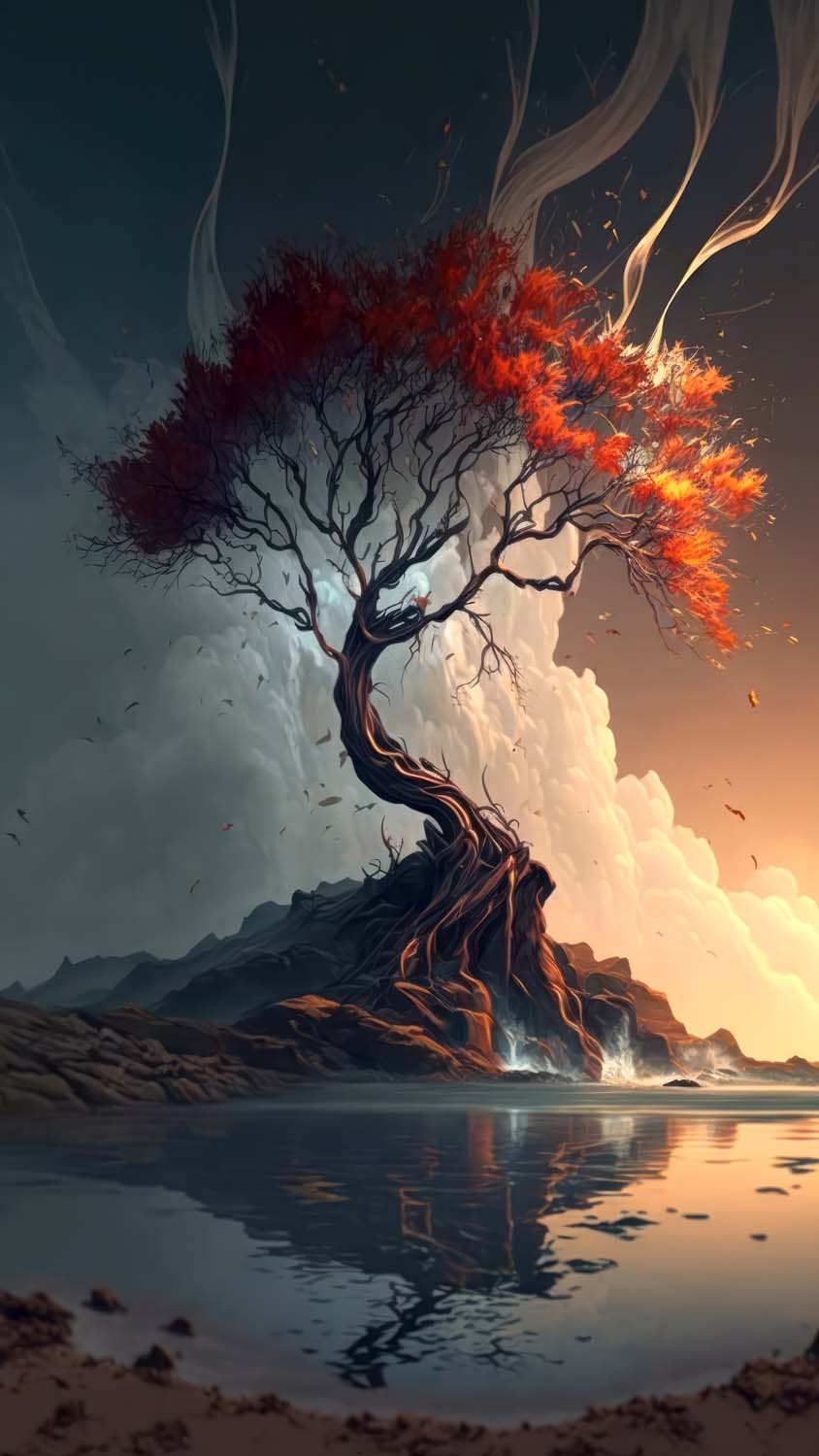 Life Tree iPhone Wallpaper HD