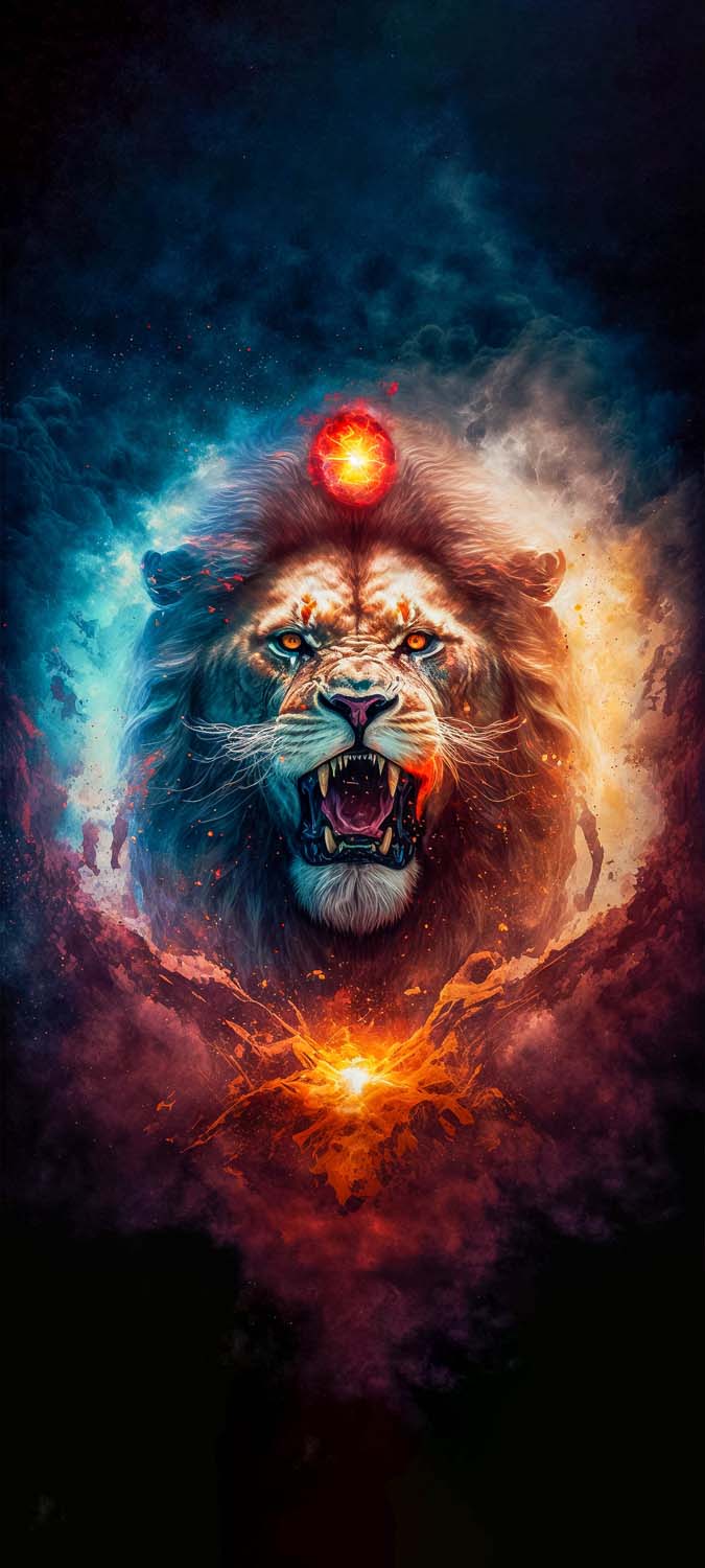 Lion Anger iPhone Wallpaper HD