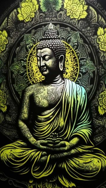 Lord Budhdha iPhone Wallpaper HD