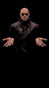 Matrix Blue and Red Pill iPhone Wallpaper HD