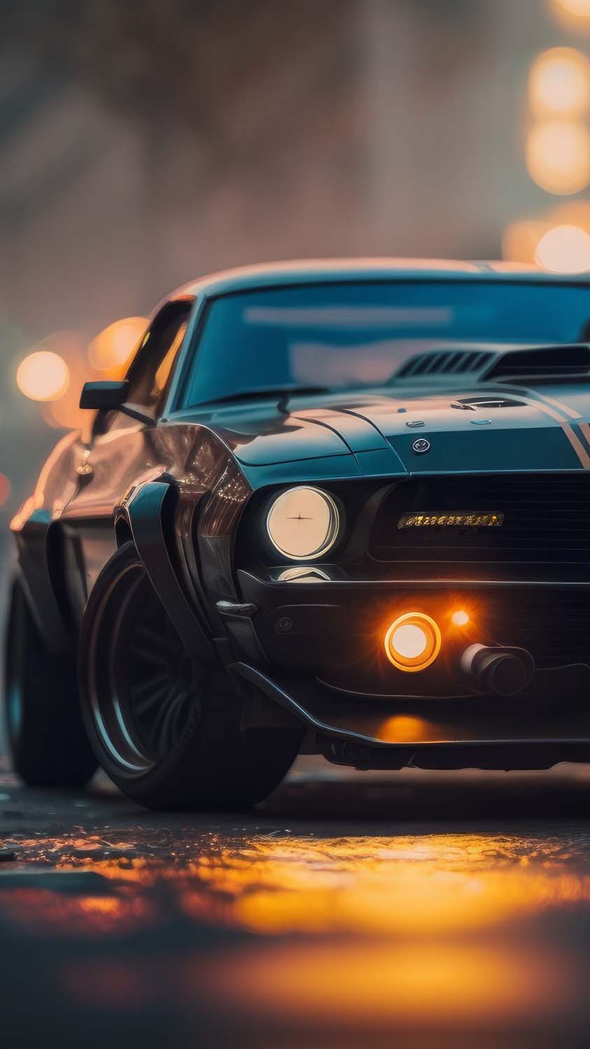 Muscle Car Mustang iPhone Wallpaper HD